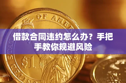 济南借款合同违约怎么办？手把手教你规避风险