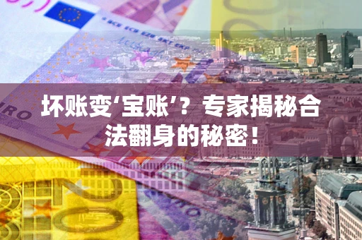 济南坏账变‘宝账’？专家揭秘合法翻身的秘密！