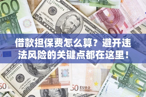 济南借款担保费怎么算？避开违法风险的关键点都在这里！
