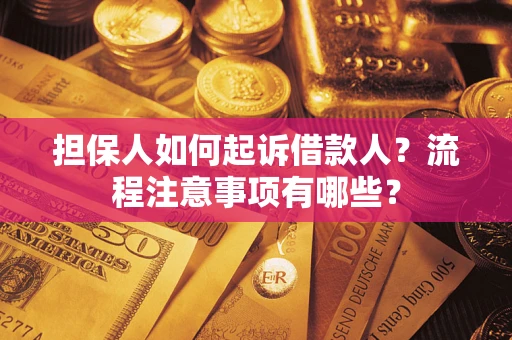 济南担保人如何起诉借款人？流程注意事项有哪些？